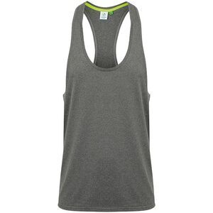 Tombo Mens Muscle Vest / Grey Marl